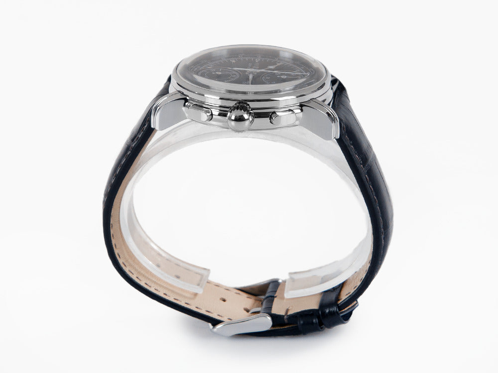 Zeppelin 100 Years Zeppelin Ed. 1 Quartz Uhr, Blau, 42 mm, Tag, 8670-3