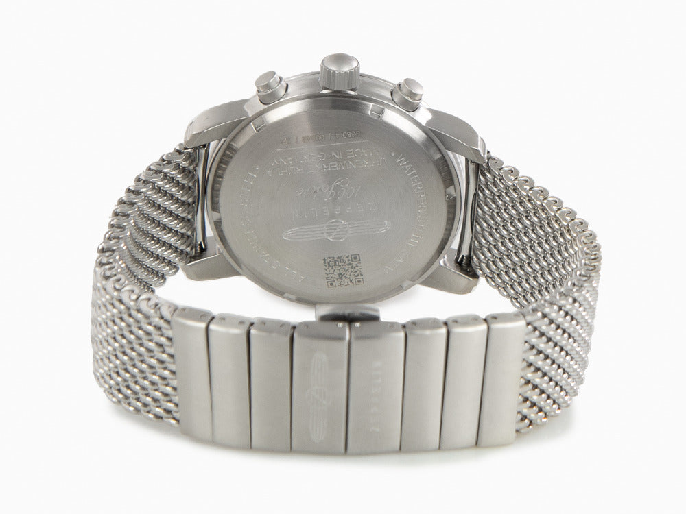 Zeppelin 100 Years Zeppelin Ed. 1 Quartz Uhr, Grün, 42 mm, Stahlband, 8680M-4