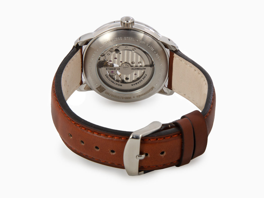 Zeppelin Méditerranée Automatik Uhr with Open Heart, Beige, 40 mm, 9666-5