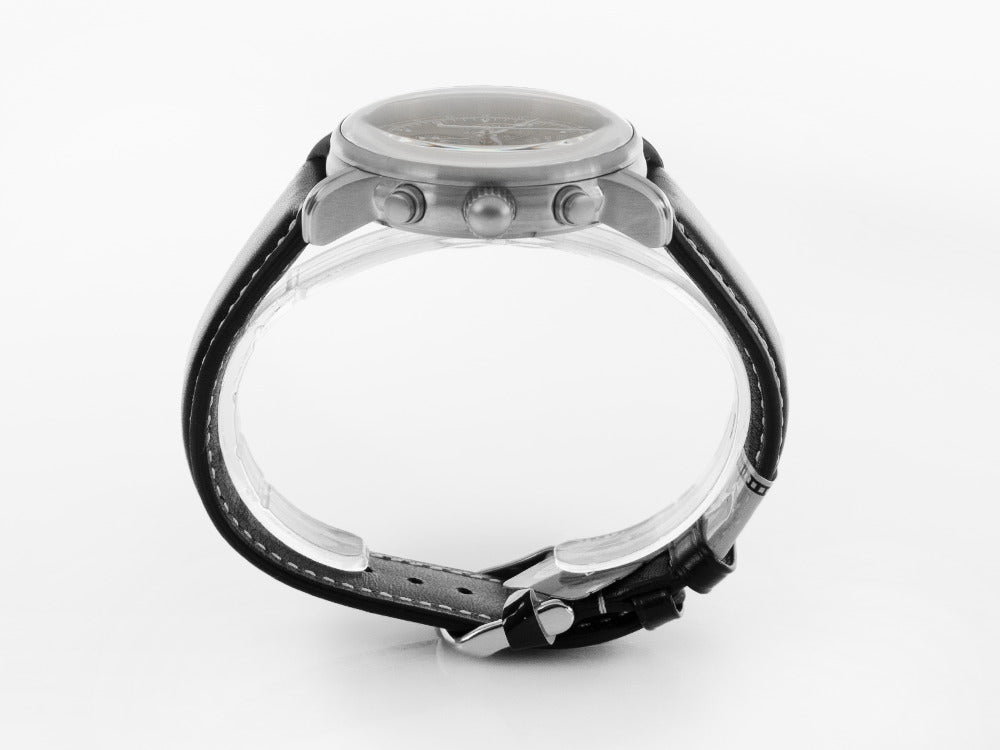 Zeppelin 100 Years Zeppelin Ed. 1 Quartz Uhr, Schwarz, 42 mm, Tag, 7680-2