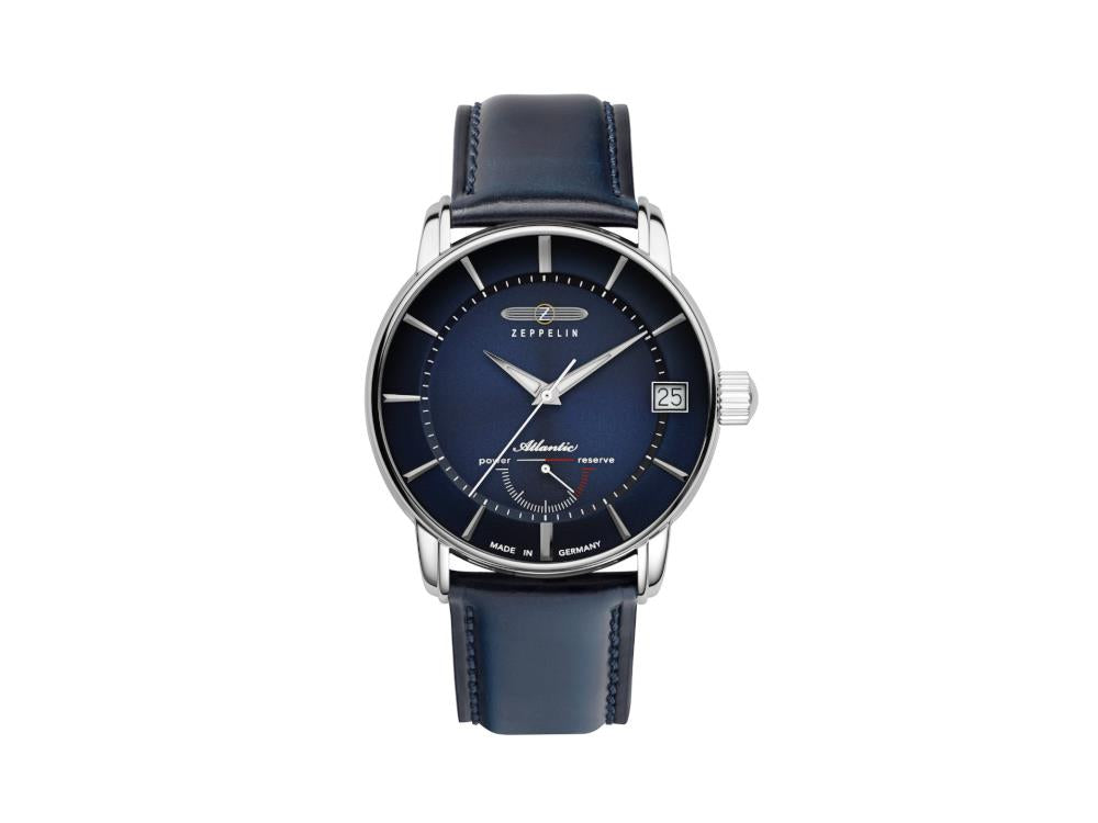 Zeppelin Atlantic Automatik Uhr, Blau, 43 mm, Tag, LE, 8416-3