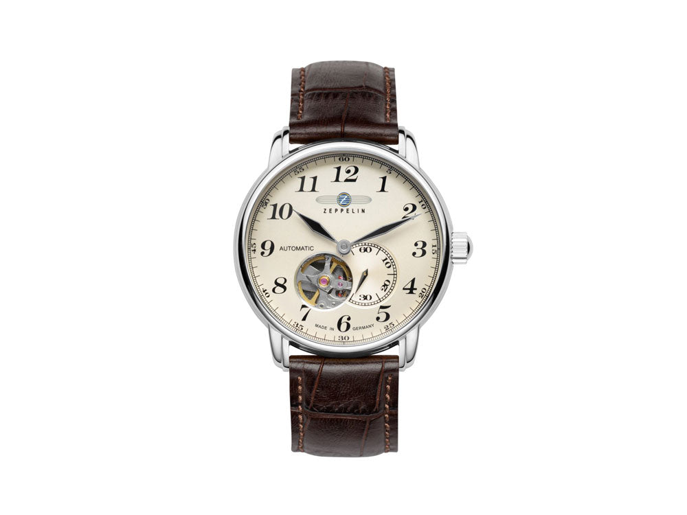 Zeppelin LZ 127 Graf Zeppelin Automatik Uhr, Beige, 40 mm, 7666-5
