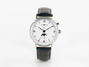 Zeppelin LZ 129 Hindenburg Moonphase Quartz Uhr, 41 mm, 8076-1 