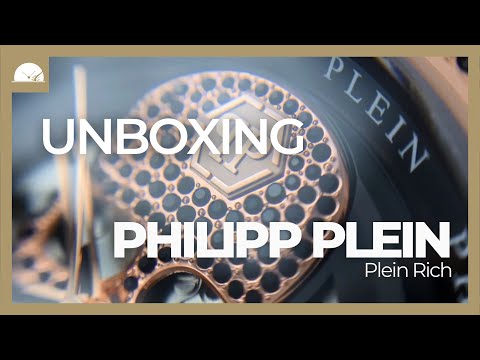 Philipp Plein Rich Automatik Uhr, PVD Gold, Schwarz, 46 mm, PWUAA0323