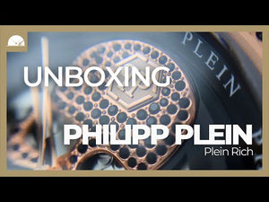 Philipp Plein Rich Automatik Uhr, PVD Gold, Schwarz, 46 mm, PWUAA0323