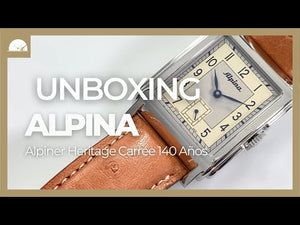 Alpina Alpiner Heritage Carrée Automatik 140 Jahre Uhr, Silber, AL-530SAC3C6