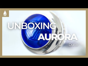 Aurora Duca Füllfederhalter, Blau, Silber, Limitierte Edition, 956-B