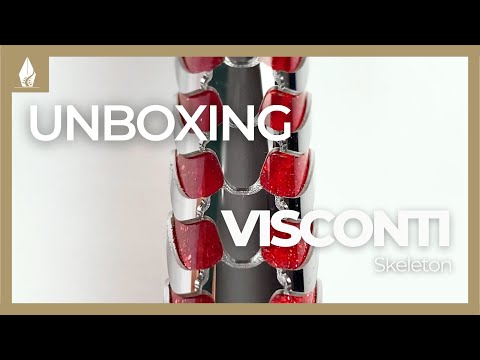 Visconti Skeleton Füllfederhalter, Limitierte Edition, KP43-01-FP