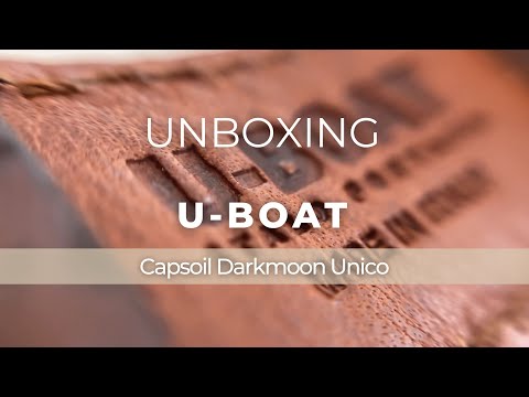 U-Boat Capsoil Darkmoon Unico Quartz Uhr, Edelstahl PVD, 44 mm, Braun, 9600