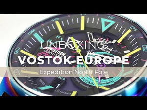 Vostok Europe Expedition North Pole Polar Light Quartz Uhr, Blau, VS57-595D737