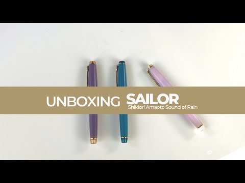 Sailor PG Slim Shikiori Amaoto Drizzle Füllfederhalter, 11-3059-303