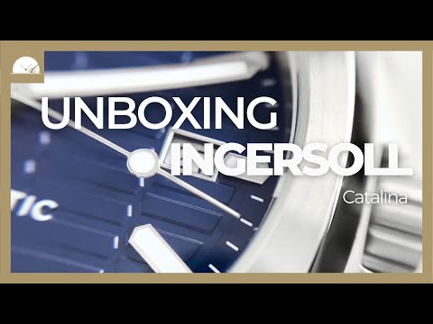 Ingersoll Catalina Automatik Uhr, Edelstahl 316L, 44 mm, Blau, I11801