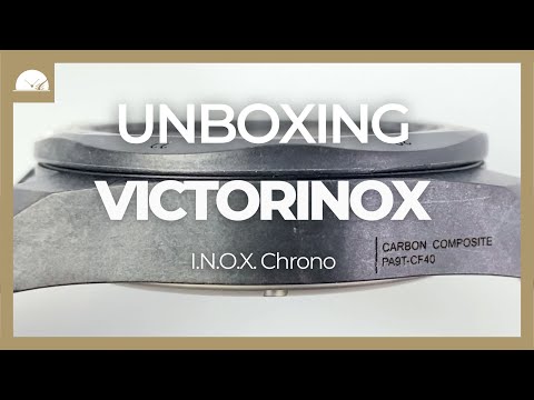 Victorinox I.N.O.X. ChronoQuartz Uhr, Kohlenstoff, Schwarz, 43 mm, V241989.1