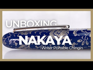 Nakaya Writer  Portable Chingin Füllfederhalter, Naturkautschuk