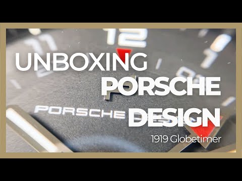 Porsche Design 1919 Globetimer Automatik Uhr, Titan, Schwarz & Kautschuk