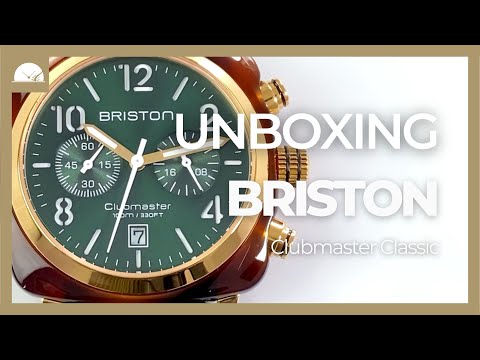 Briston Clubmaster Classic Quartz Uhr, Grün, 40 mm, 15140.PYA.T.10.NBG