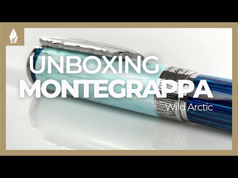 Montegrappa Wild Arctic Füllfeder, Blau, Limitierte Edition, ISWDR-AA