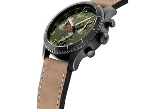 Alpina Startimer Quartz Uhr, 41 mm, Grün,  Tag, AL-372GR4FBS26