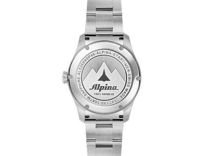 Alpina Startimer Pilot Automatik Uhr, 41 mm, Schwarz, Tag, AL-525BW4S26B