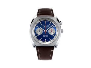 Alpina Startimer Automatik Uhr, AL-727, 42 mm, Blau, Tag, AL-727LNS4H6