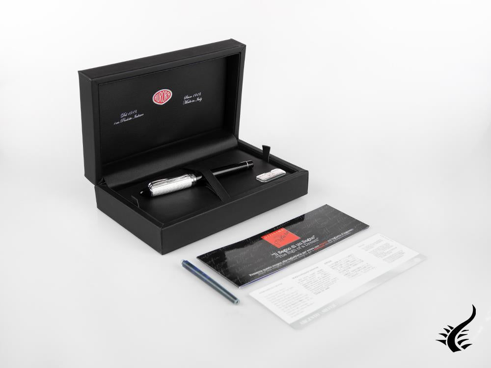 Aurora Ipsilon Füllfederhalter aus Silber .925 & Harz