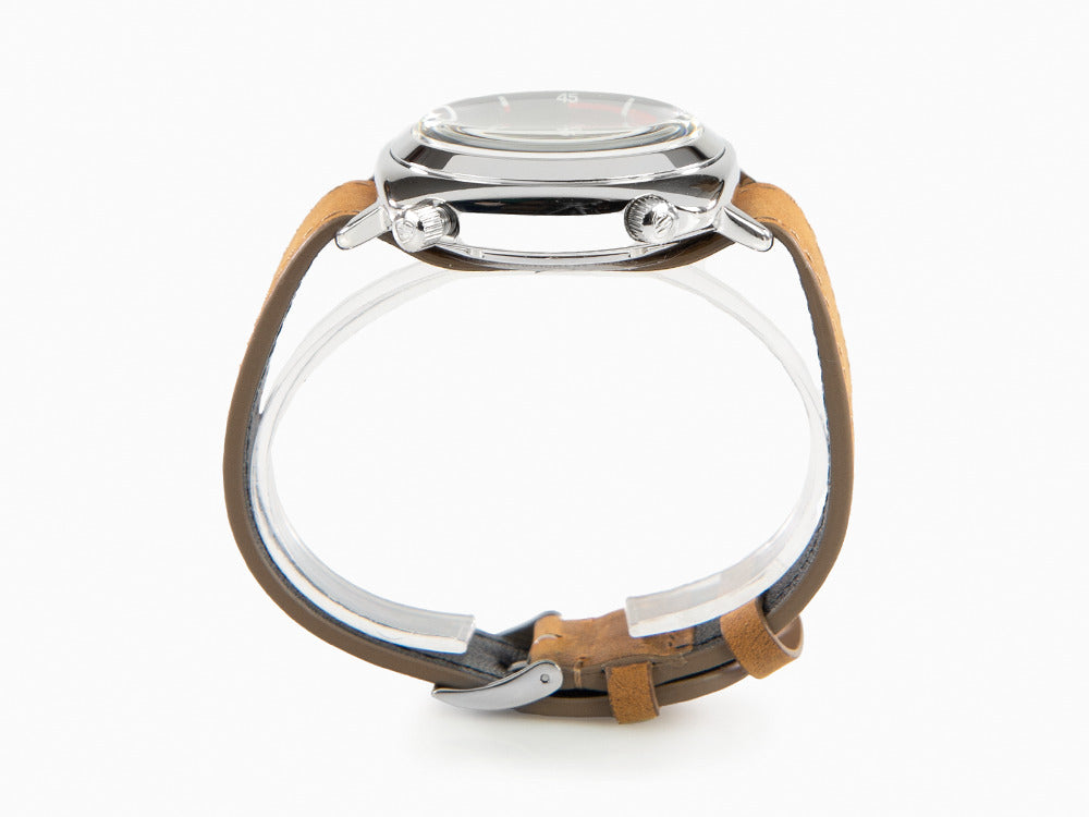 Briston Clubmaster Diver Automatik Uhr, Schwarz, 42 mm, 17642.PS.D.1.LVBR