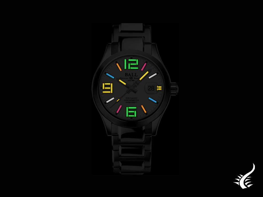 Ball Engineer III Legend Arabic Automatik Uhr, Weiss, 40 mm. NM9016C-S7C-WHR