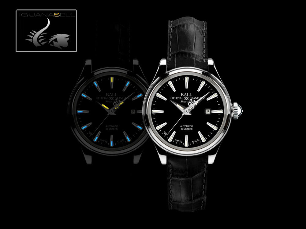 Ball Trainmaster Eternity Ladies Uhr, Ball RR1104, Schwarz