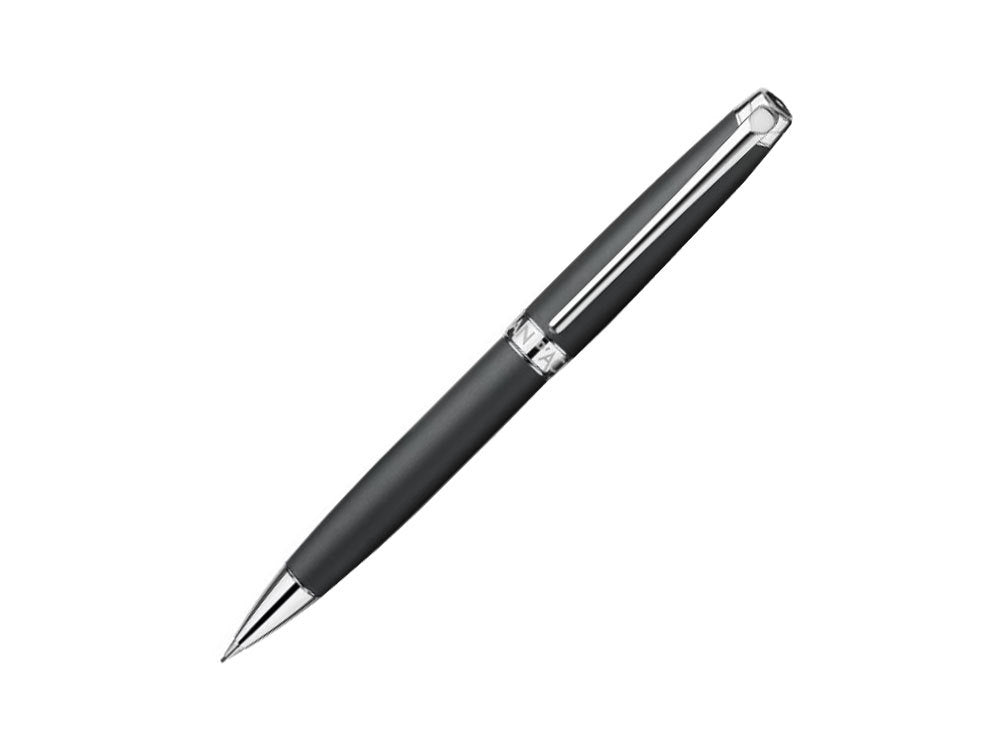 Caran d´Ache Léman Black Matt Minenbleistift, Lack, Schwarz, Rhodium, 4769.496