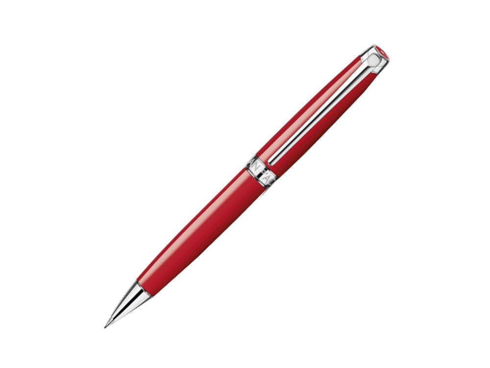 Caran d´Ache Léman  Scarlet Red Minenbleistift, Lack, Rot, Rhodium, 4769.770