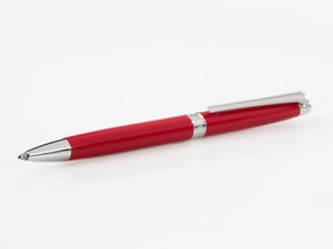 Caran d´Ache Léman Slim Scarlet Red Kugelschreiber, Lack, Rhodium, Rot, 4781.770