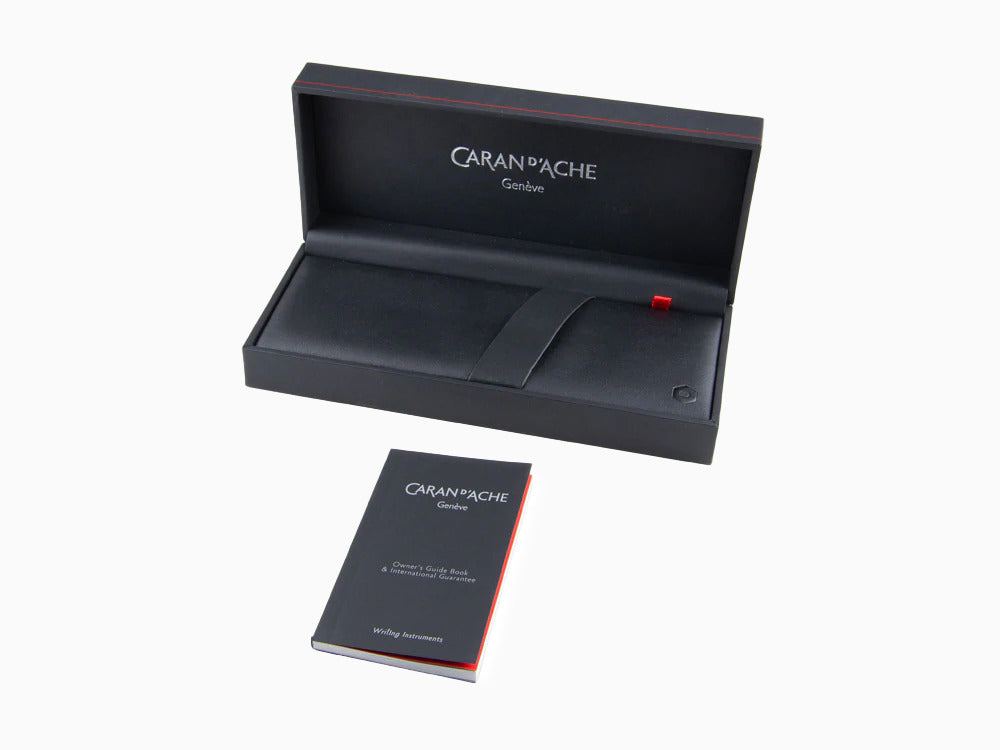 Caran d´Ache Léman Slim Scarlet Red Kugelschreiber, Lack, Rhodium, Rot, 4781.770