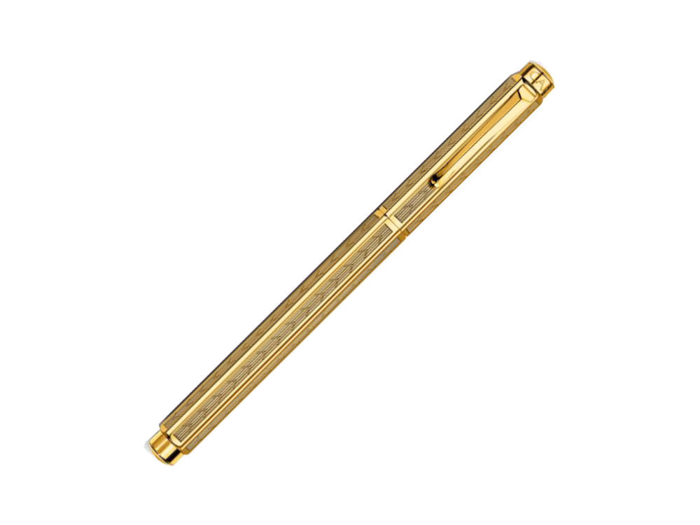 Caran d´Ache Ecridor Chevron Füllfederhalter, PVD Gold, Gold, 958.208