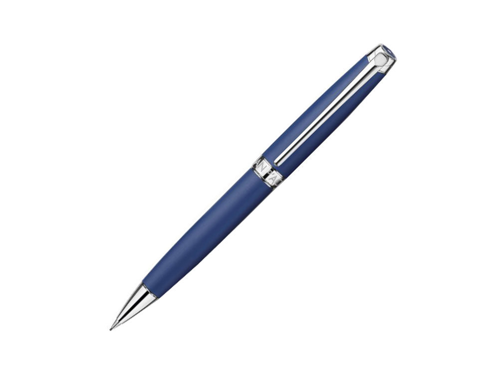 Caran d´Ache Léman Blue Night Matt Minenbleistift, Lack, Blau, Rhodium, 4769.449