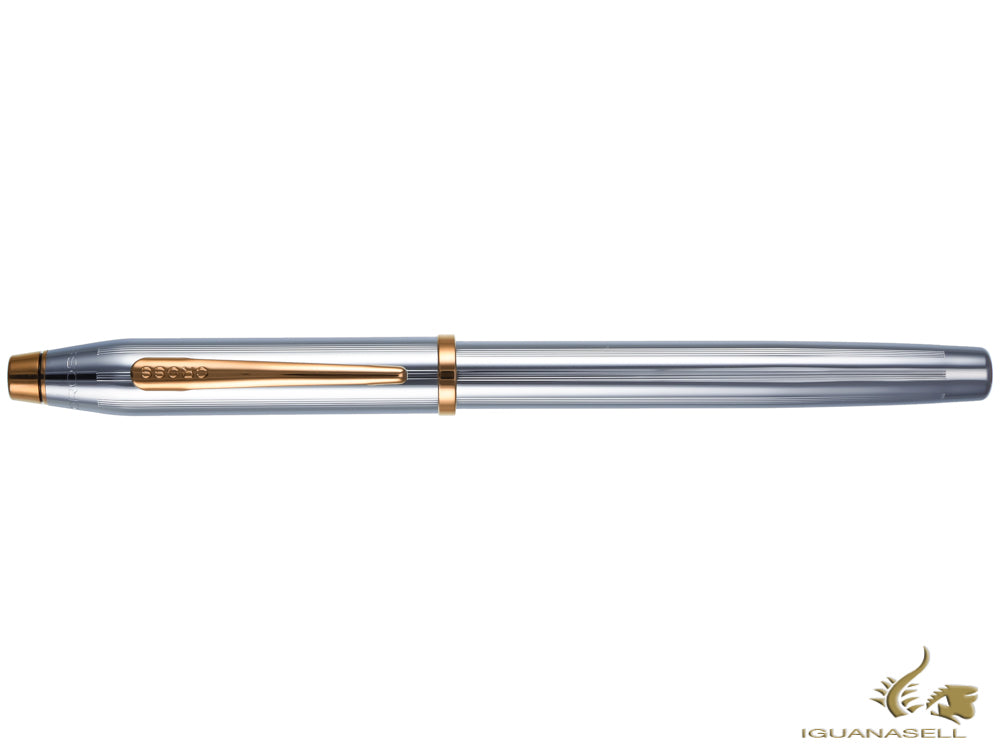 Cross Century II Medalist Füllfederhalter, Chrom, Vergoldet 23K, 3309