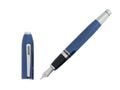Cross Peerless Füllfederhalter, Quartz Blau, AT0706-14 - Nib M