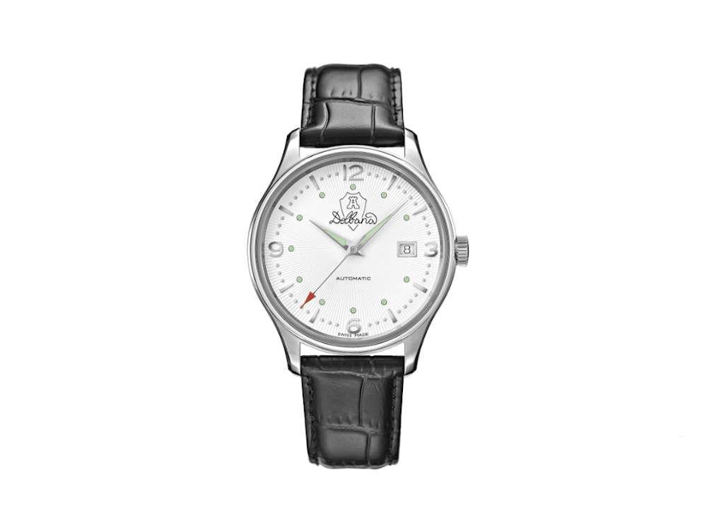 Delbana Classic Della Balda Automatik Uhr, 40 mm, Weiss. 41603.722.6.014