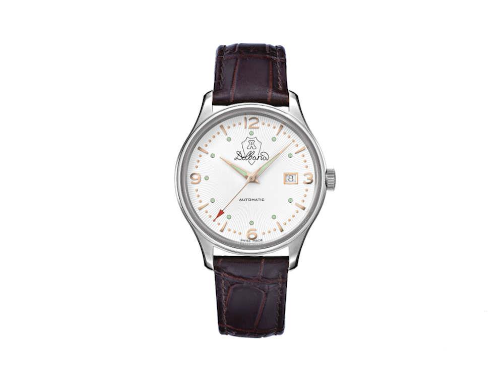 Delbana Classic Della Balda Automatik Uhr, 40 mm, Weiss. 41603.722.6.018