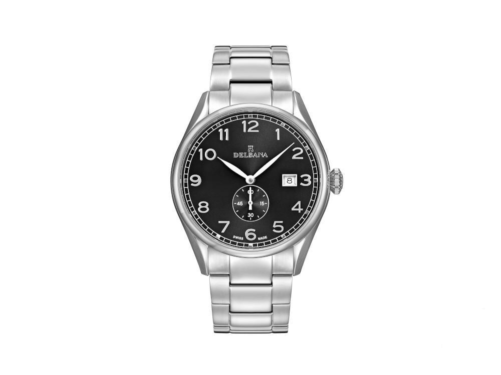 Delbana Classic Fiorentino Quartz Uhr, Schwarz, 42 mm, 41701.682.6.032