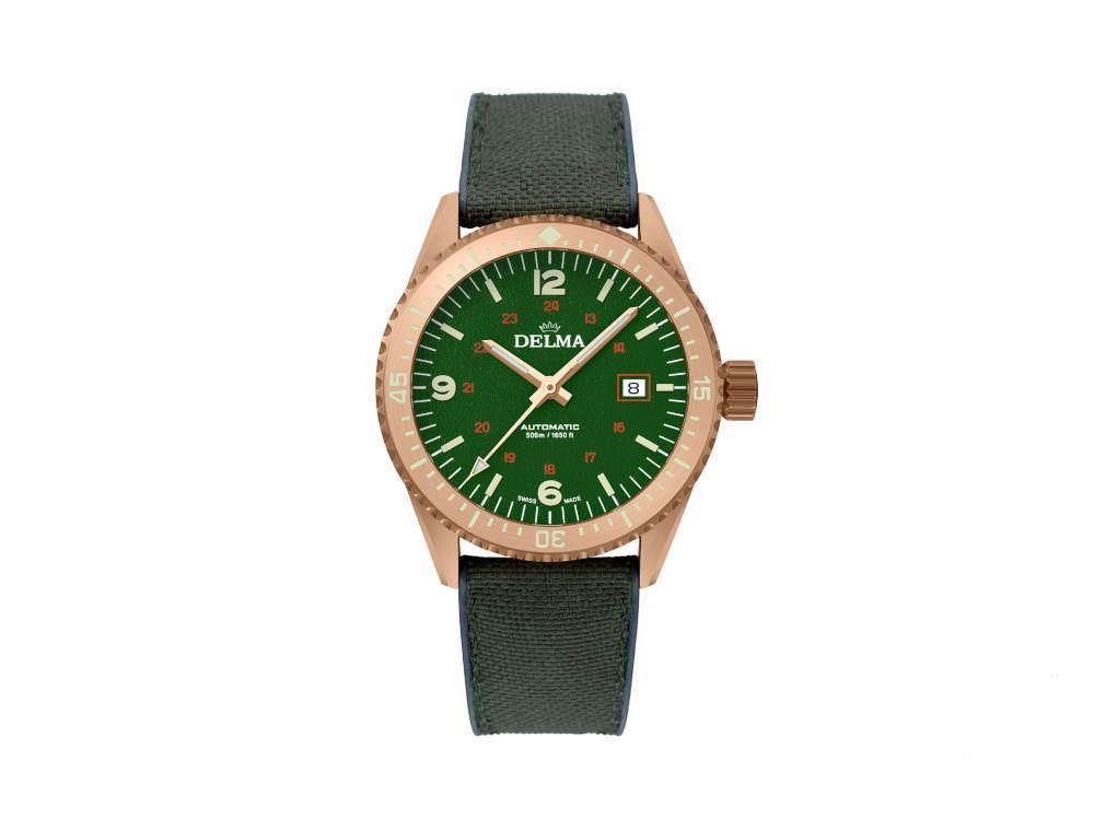 Delma Cayman Bronze Automatik Uhr, 42 mm, Limitierte Edition, 31601.726.6.144