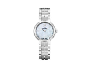 Delma Elegance Ladies Marbella Quartz Uhr, Weiss Perlmuttern, 41701.603.1.516