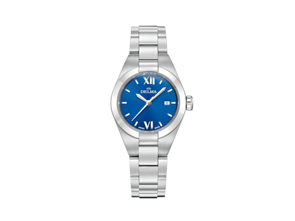 Delma Elegance Ladies Rimini Quartz Uhr, Blau, 31mm, 41701.625.1.046