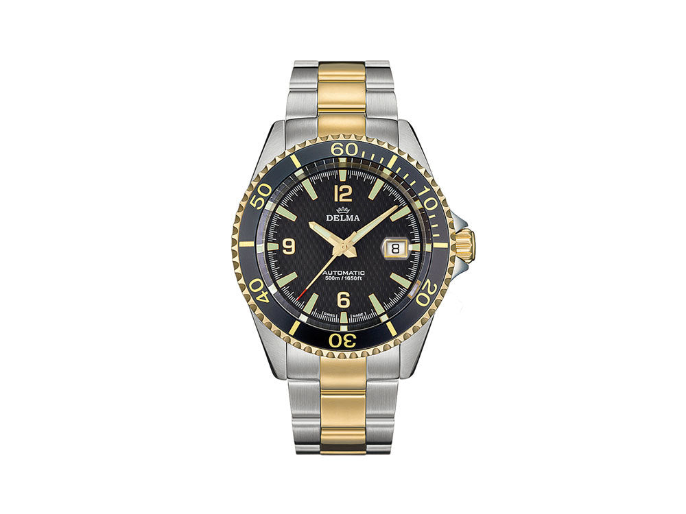 Delma Diver Santiago Automatik Uhr, Schwarz, 43 mm, 52701.560.6.034