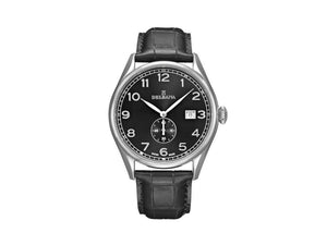 Delbana Classic Fiorentino Quartz Uhr, Schwarz, 42 mm, 41601.682.6.032
