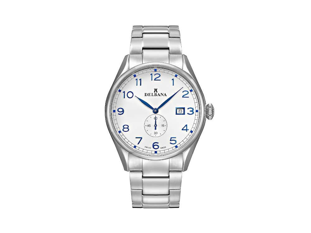Delbana Classic Fiorentino Quartz Uhr, Silber, 42 mm, 41701.682.6.062