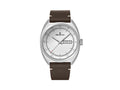 Delbana Classic Locarno Quartz Uhr, Weiss, 41.5 mm, Lederband, 41601.714.6.012