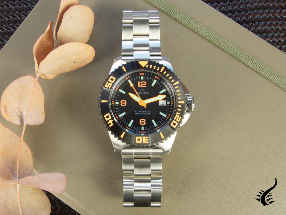 Delma Diver Blue Shark III Automatik Uhr, 47mm, Limitierte Ed., 54701.700.6.034