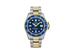 Delma Diver Commodore Quartz Uhr, Blau, 43 mm, 20 atm, 52701.692.6.041