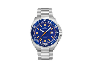 Delma Diver Shell Star Automatik Uhr, Blau, 44 mm, 41701.670.6.041