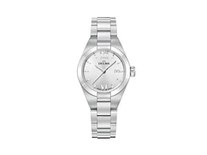 Delma Elegance Ladies Rimini Quartz Uhr, Silber, 31mm, 41701.625.1.066